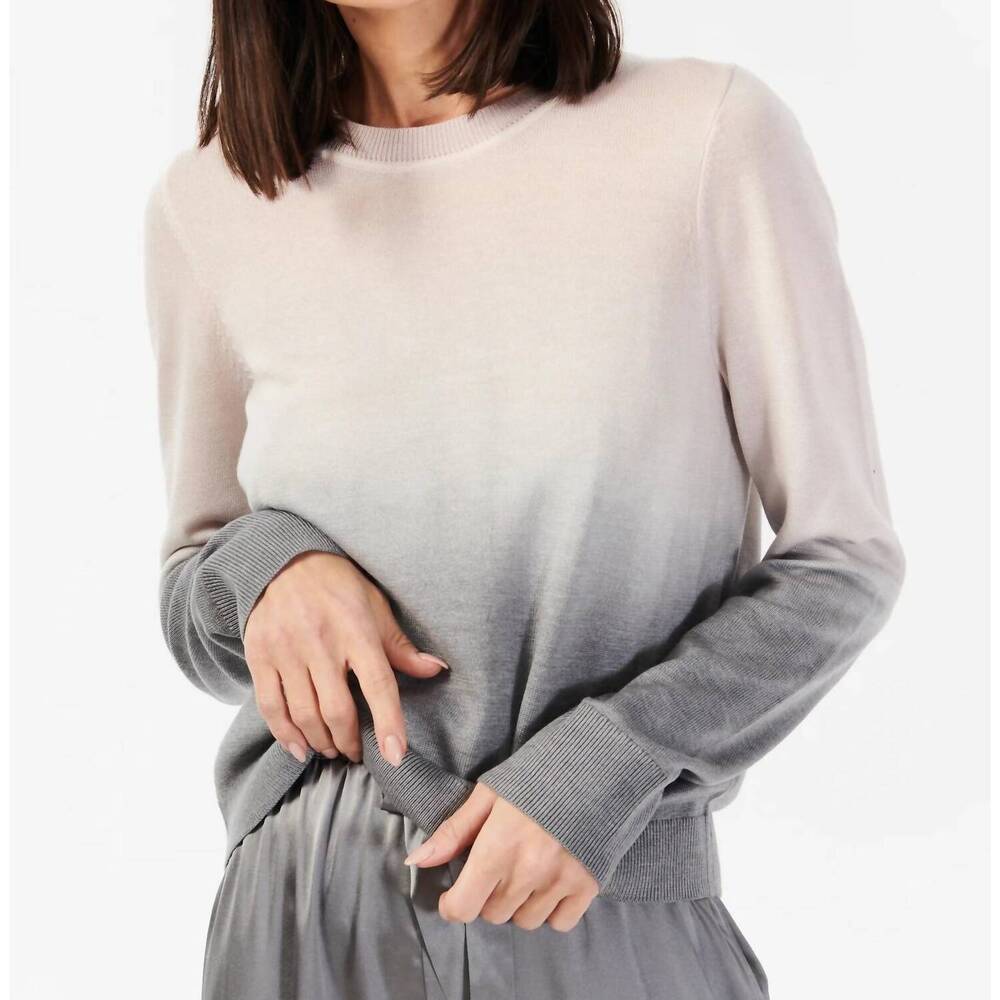 NEW CAMI NYC lucinda crewneck sweater in ballet ombre